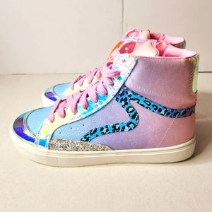 Wonder Nation Little Girls Hightop Shoes Size 1